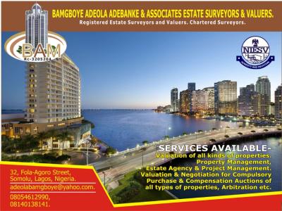 Bamgboye Adeola Adebanke & Associates Estate Surveyors and Valuers
